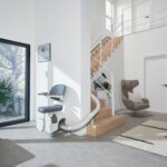 Krzesełko schodowe Flow X tor krzywoliniowy