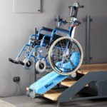 Schodołaz gąsienicowy Vimec TO9 z wózkiem inwalidzkim