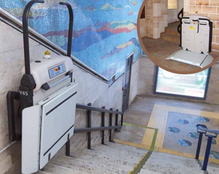 Platforma schodowa Vimec V65 na schody łamane