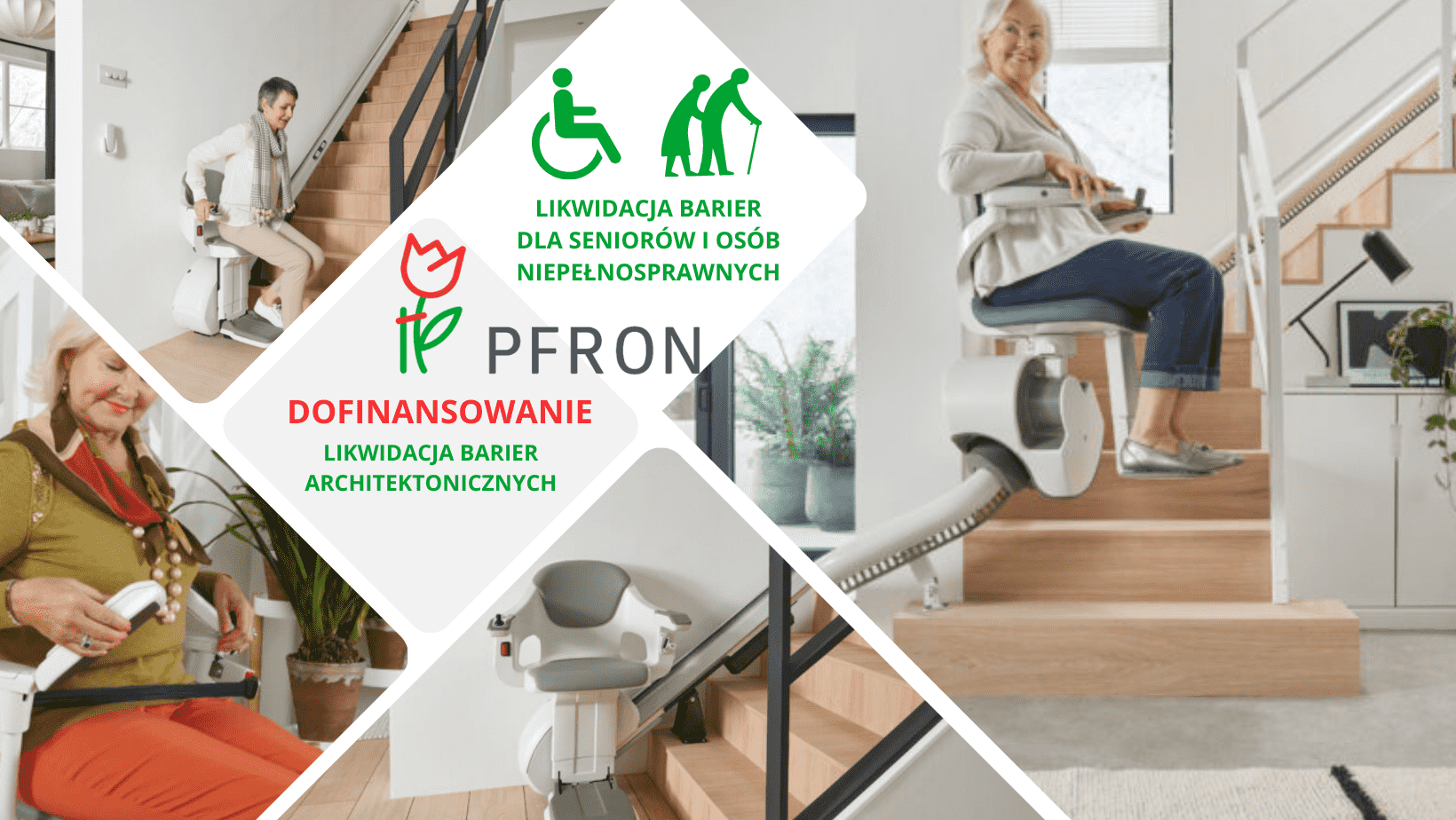 Dofinansowanie likwidacja barier architektonicznych krzesełka schodowe schodołazy