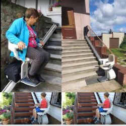 Czy krzesełka schodowe przykłady montażu na zewnątrz budynku domu